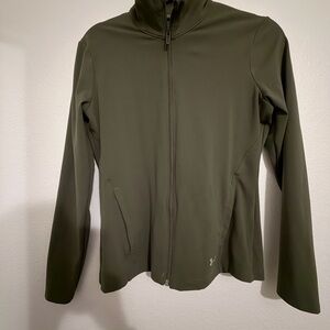 Under Armour Dark Green Zip-Up Jacket
